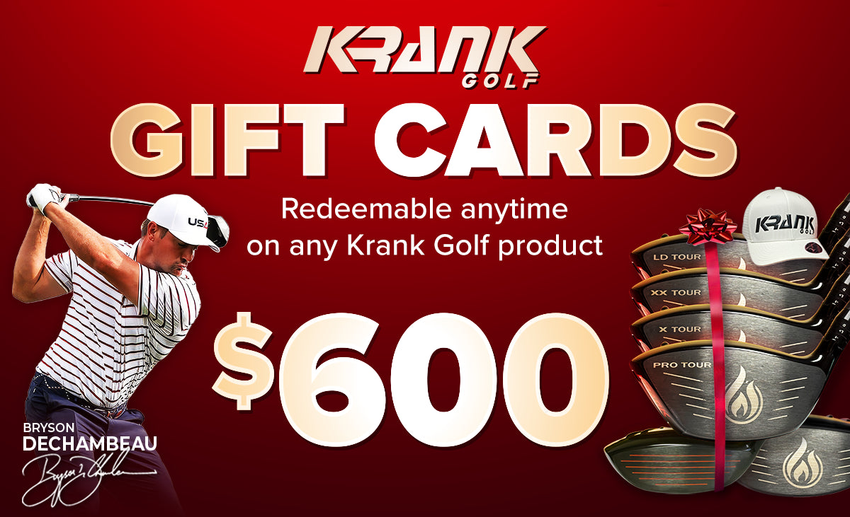 Krank Golf $600 Gift Card