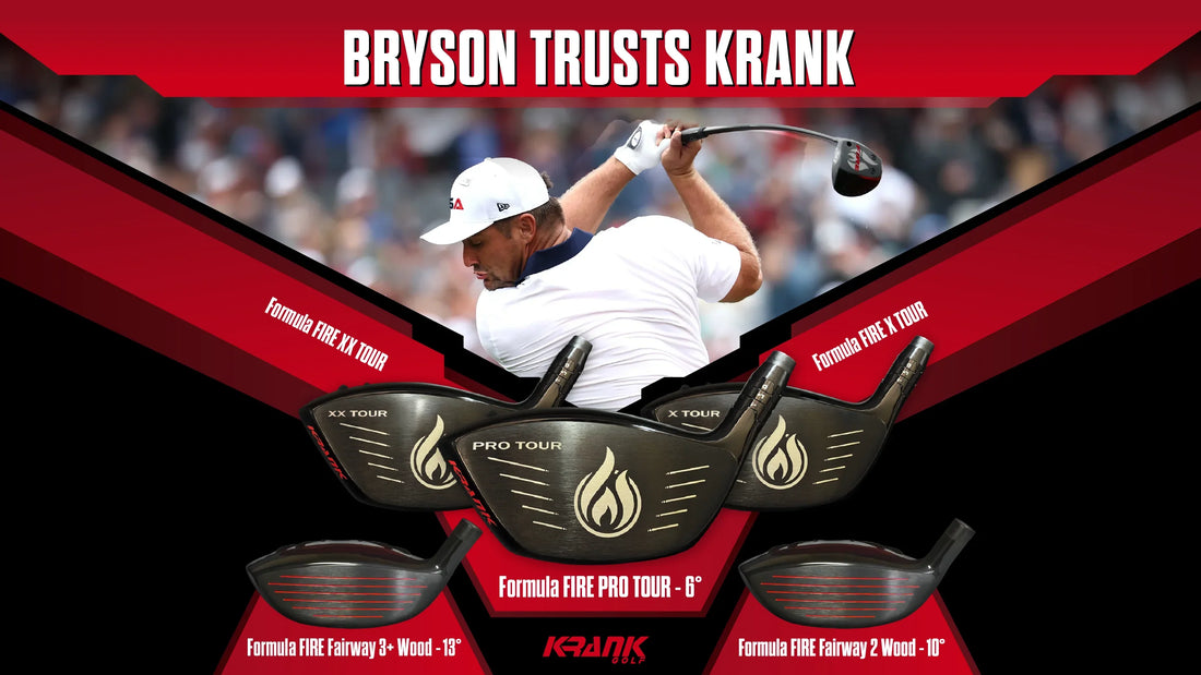 Bryson DeChambeau Trusts Krank Formula FIRE TOUR Drivers – Krank Golf