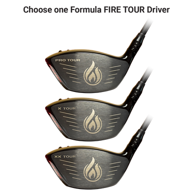 Krank Formula FIRE TOUR Driver + 2 Fairway Woods Performance