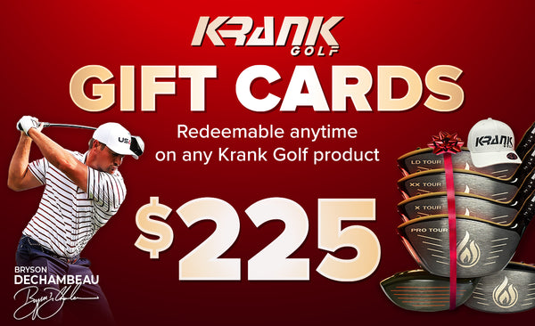 Krank Golf $225 Gift Card