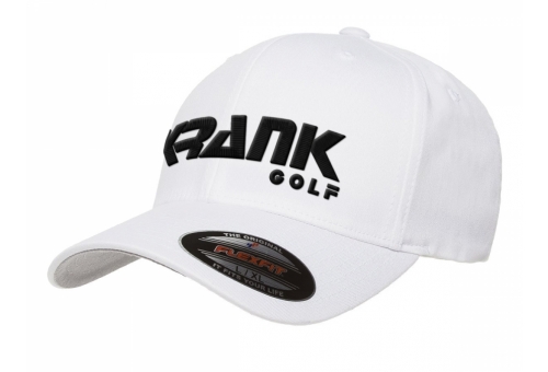 KRANK FLEXFIT™ Fitted White Golf Cap